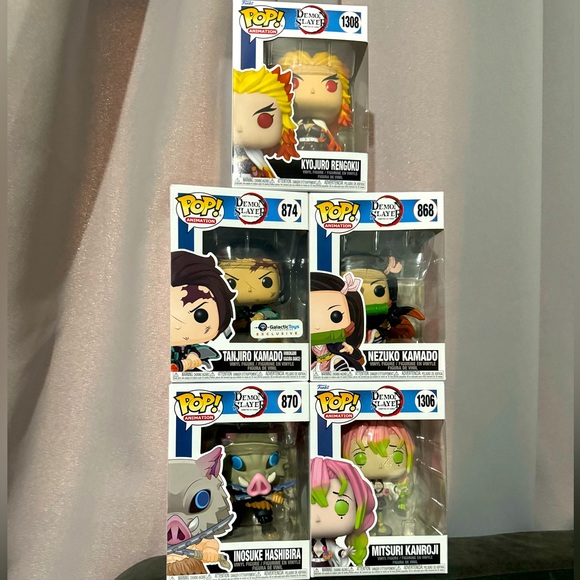 Demon Slayer Funko Pop Set (5)